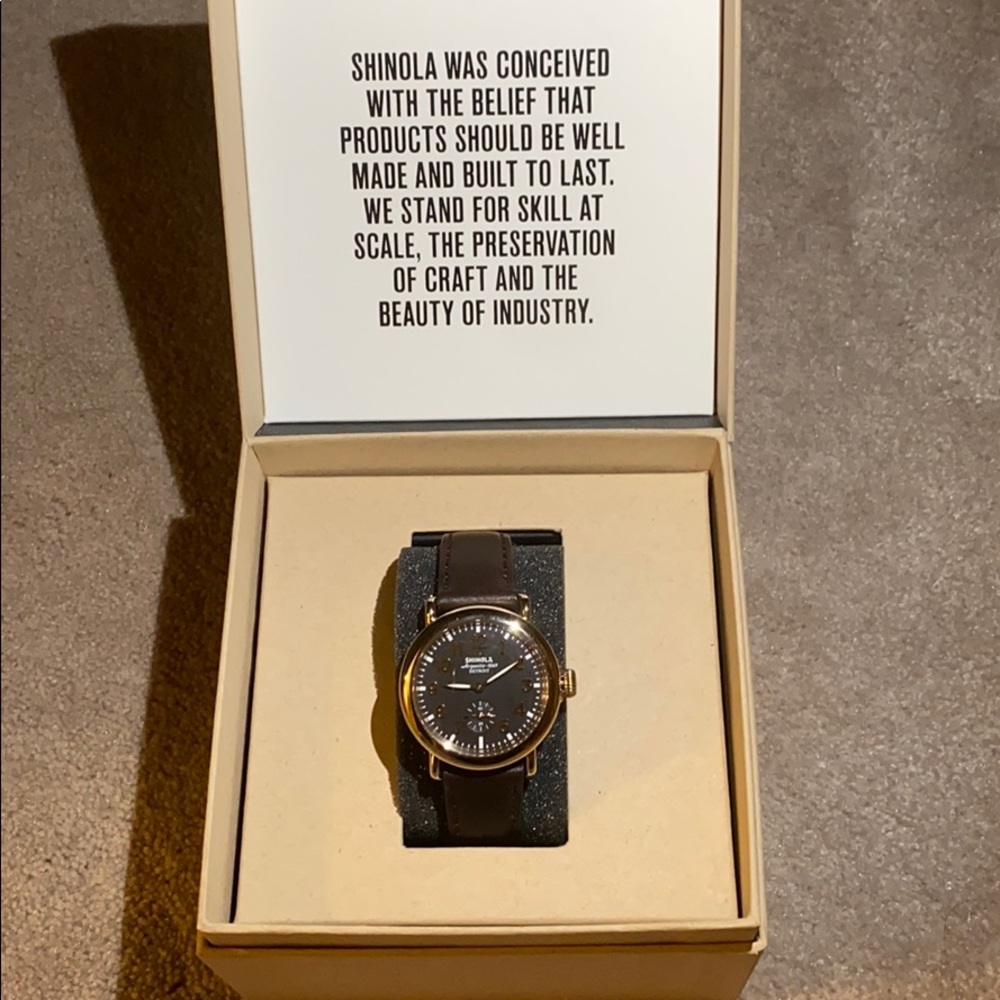 Shinola watch - 36mm